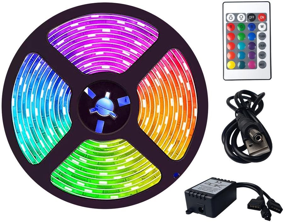 Cappa LED pásik RGB 1,5 m do USB – 31 LED/m LED pásik