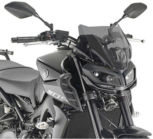 KAPPA dymové plexi YAMAHA MT-09 (17-20) Plexi na moto