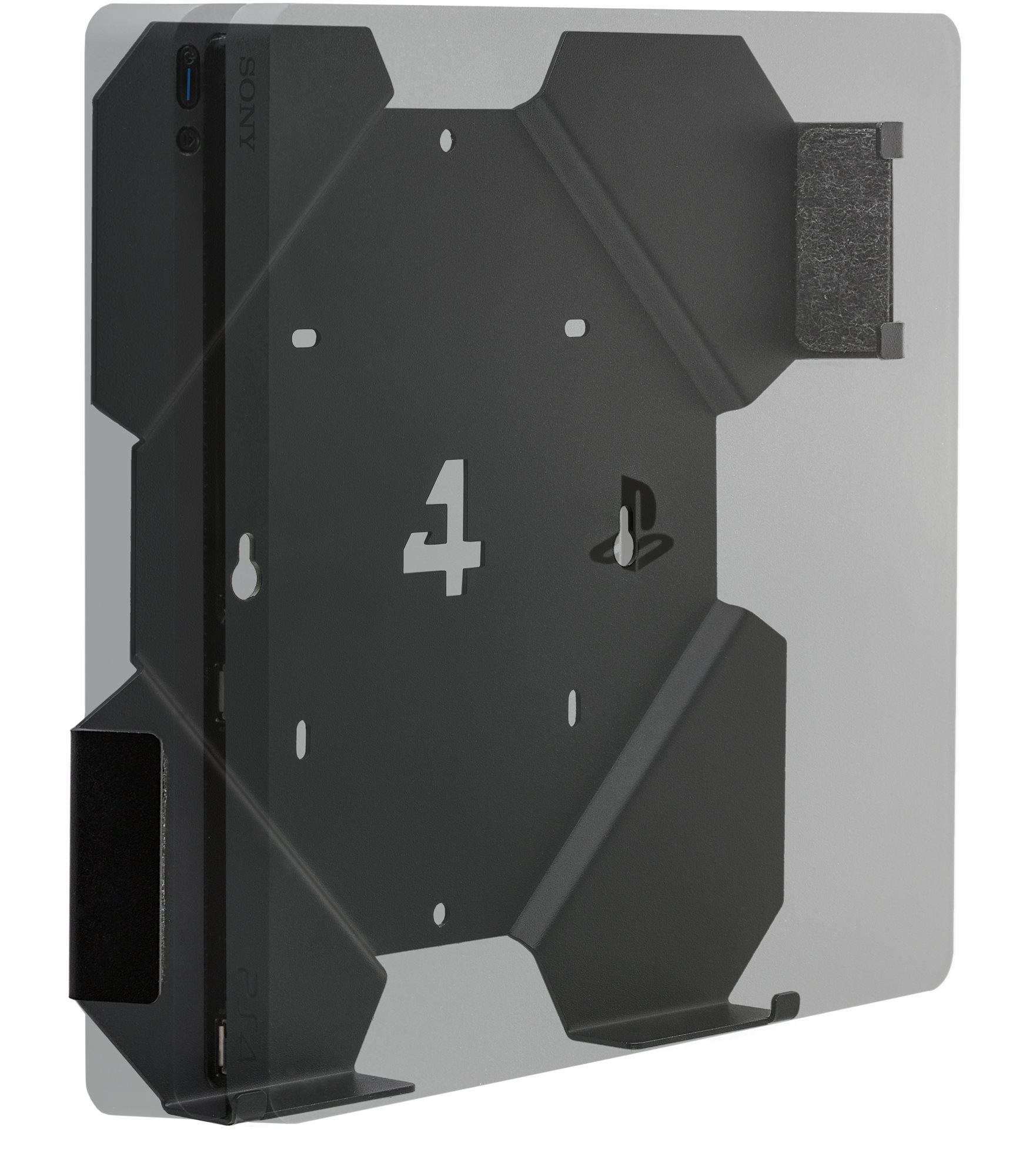 4mount - Wall Mount for PlayStation 4 Slim Black Ständer für...