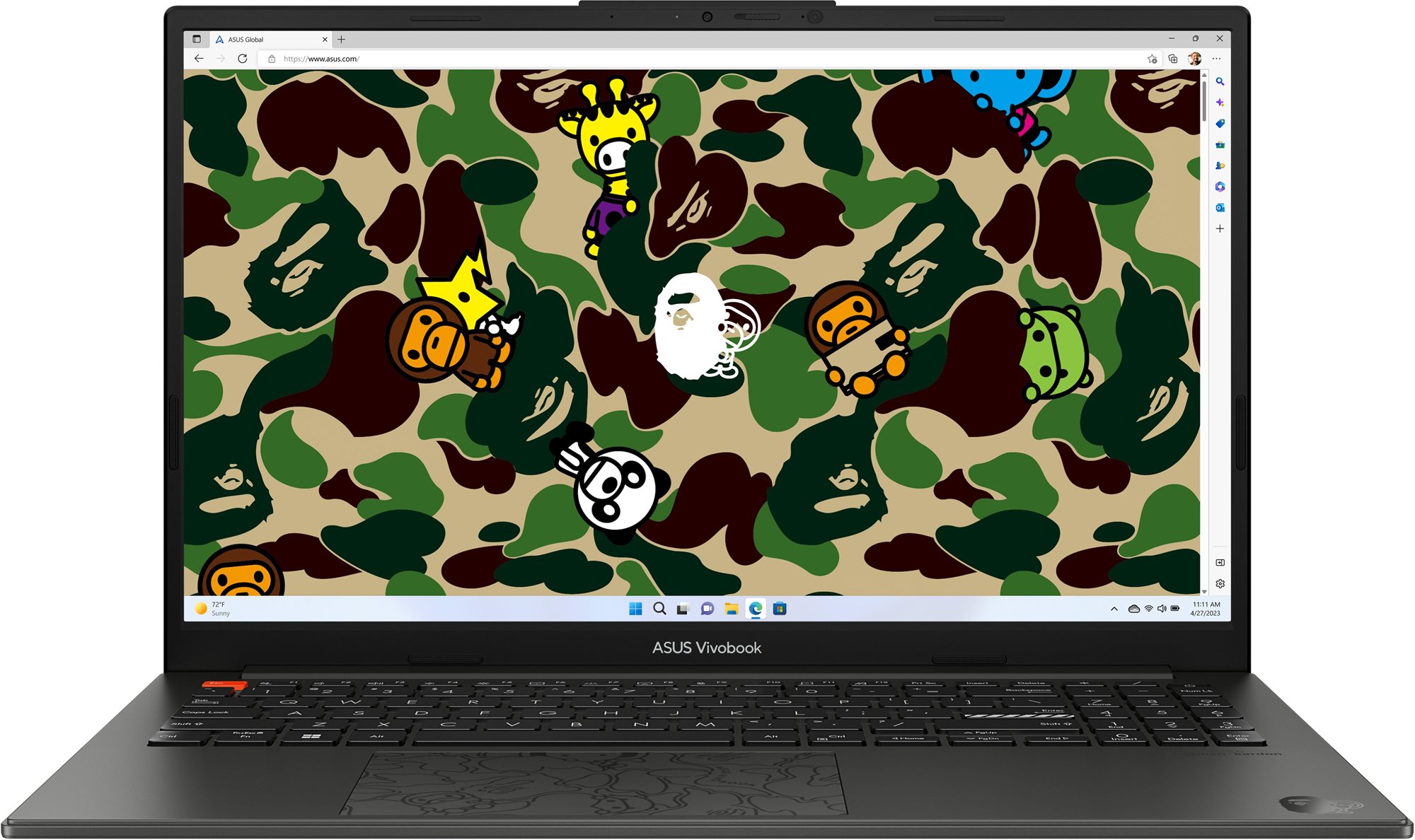 ASUS Vivobook S BAPE Edition K5504VA-OLED253W Midnight Black kovový...