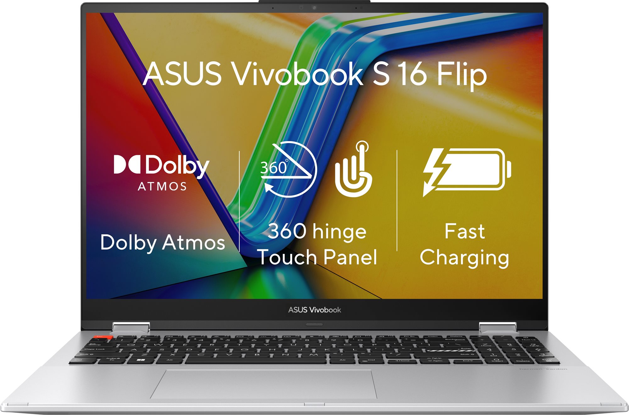ASUS Vivobook S 16 Flip TN3604YA-MC031W Cool Silver kovový Tablet PC
