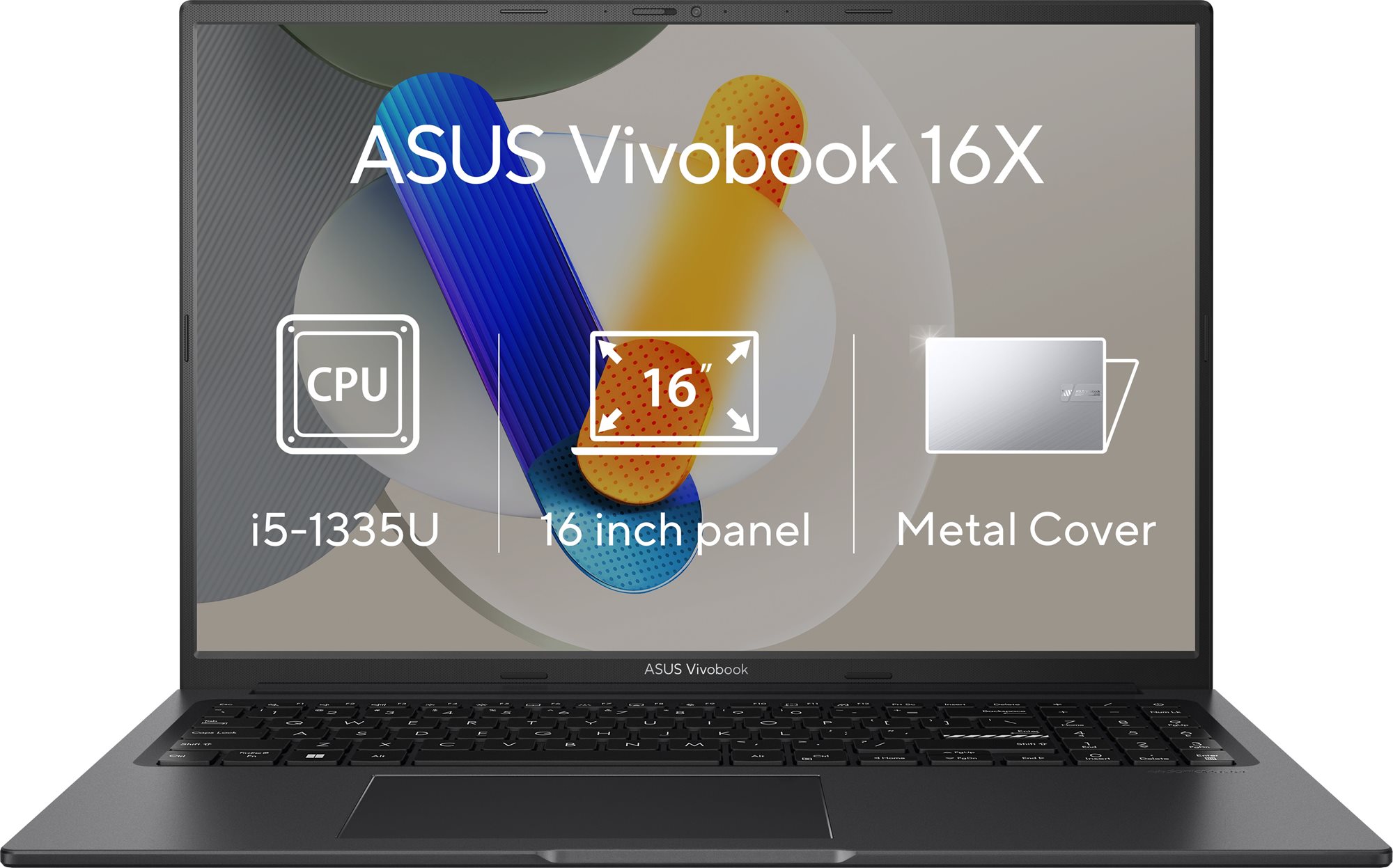 ASUS Vivobook 16X K3604VA-MB227W Indie Black kovový Notebook