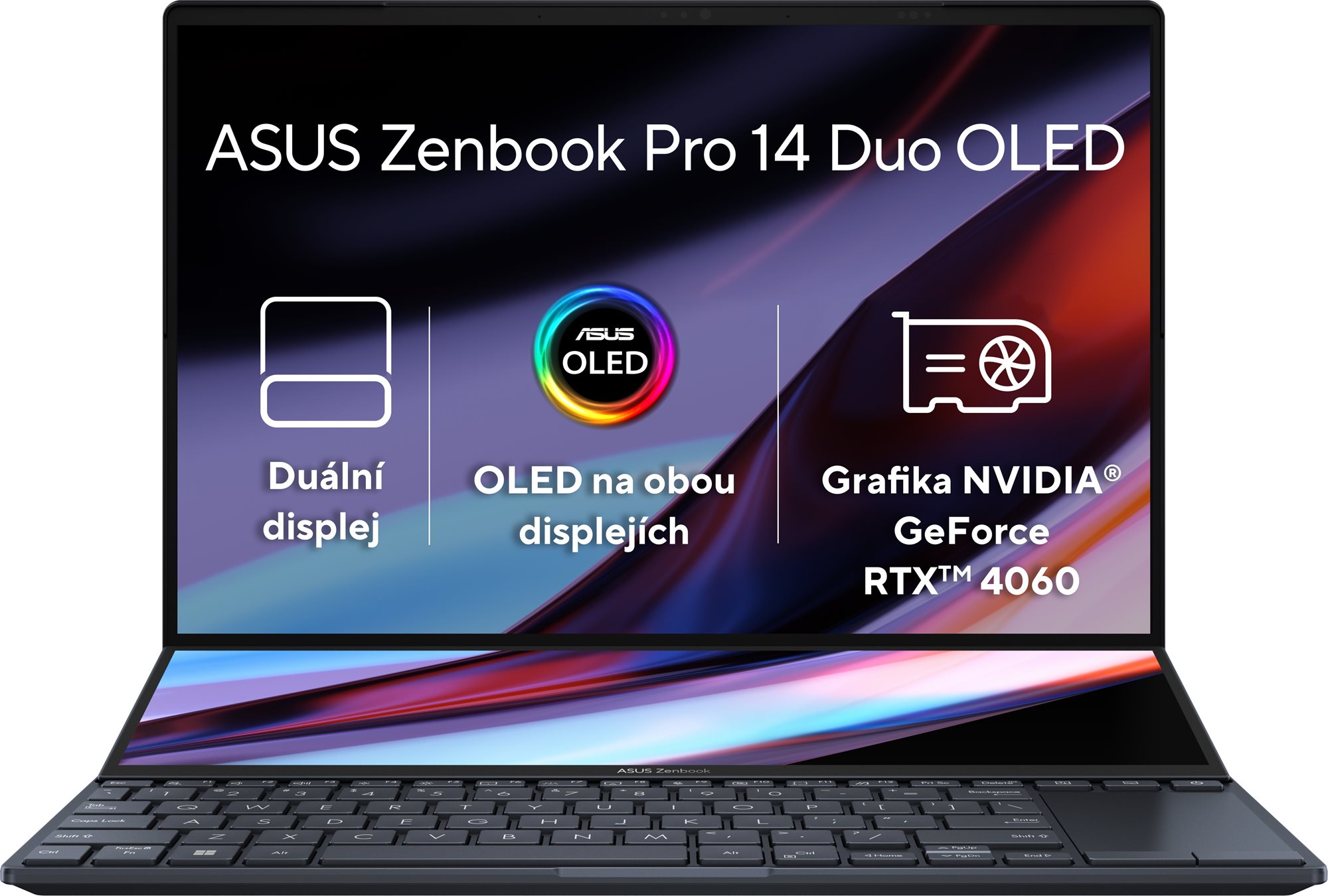 ASUS Zenbook Pro 14 Duo OLED UX8402VV-OLED037X Tech Black...