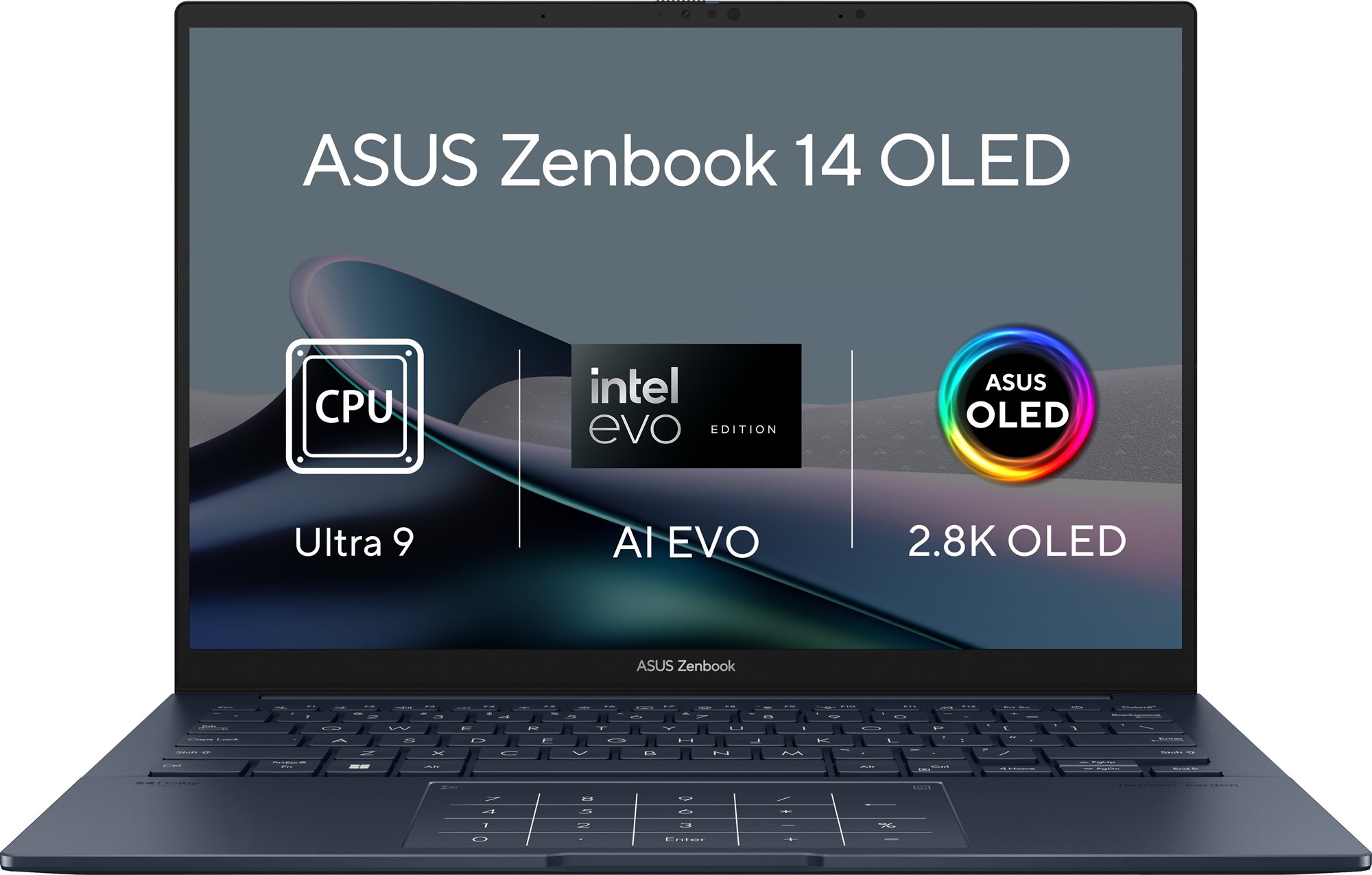 ASUS Zenbook 14 OLED UX3405MA-OLED341X Ponder Blue celokovový...