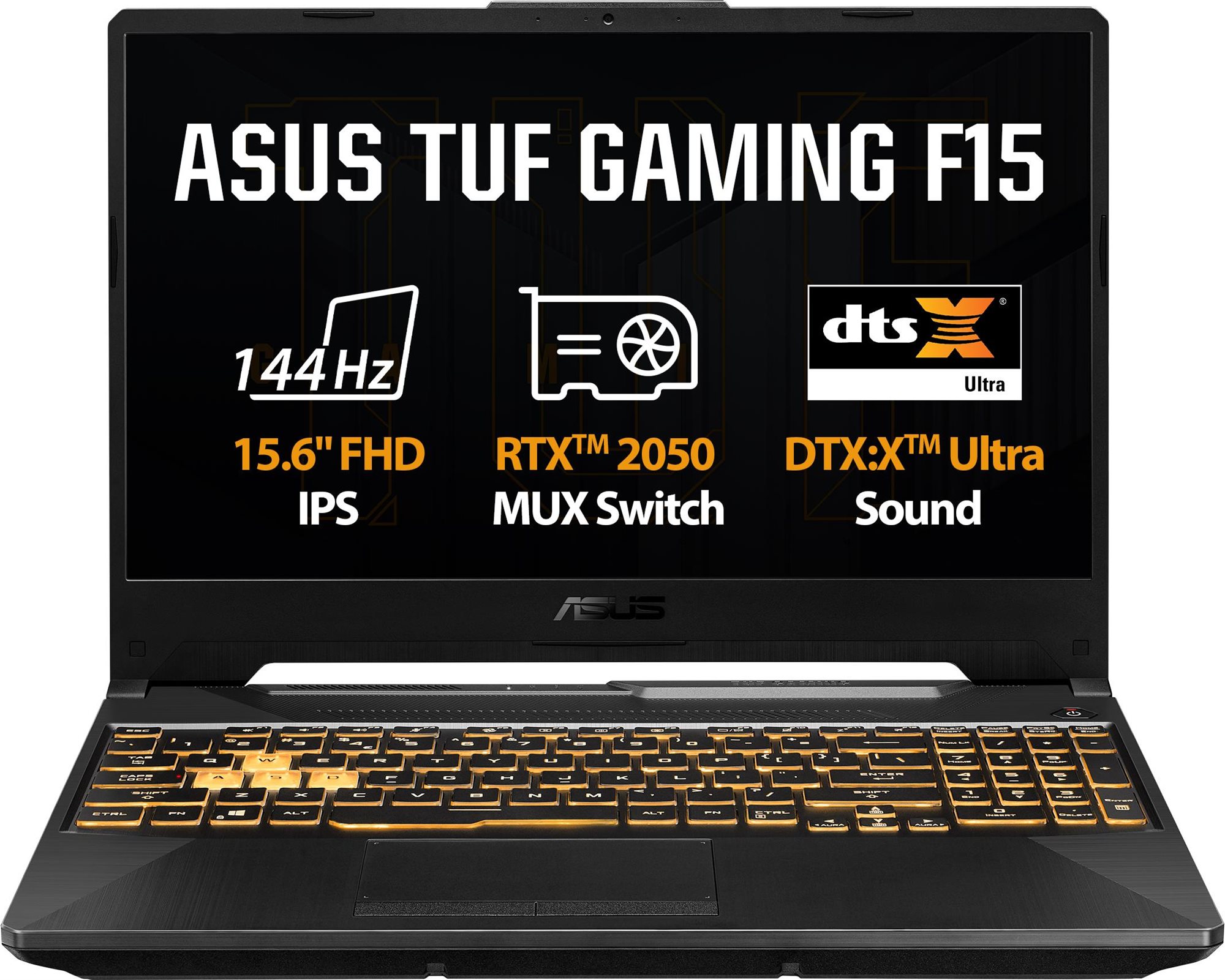 ASUS TUF Gaming F15 FX506HF-HN067W Graphite Black Herný notebook
