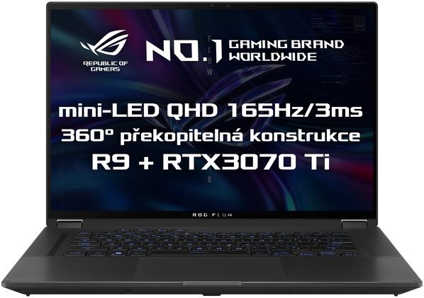 ASUS ROG Flow X16 GV601RW-M5049W Eclipse Gray Herný notebook