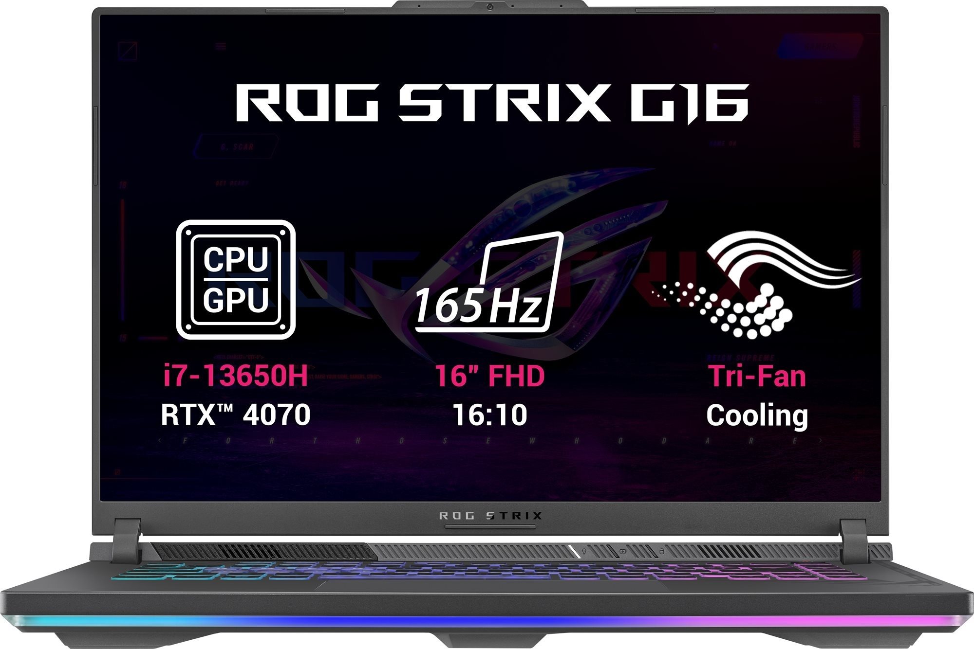 Asus ROG Strix G16 G614JI-N4133W Eclipse Gray Gamer laptop