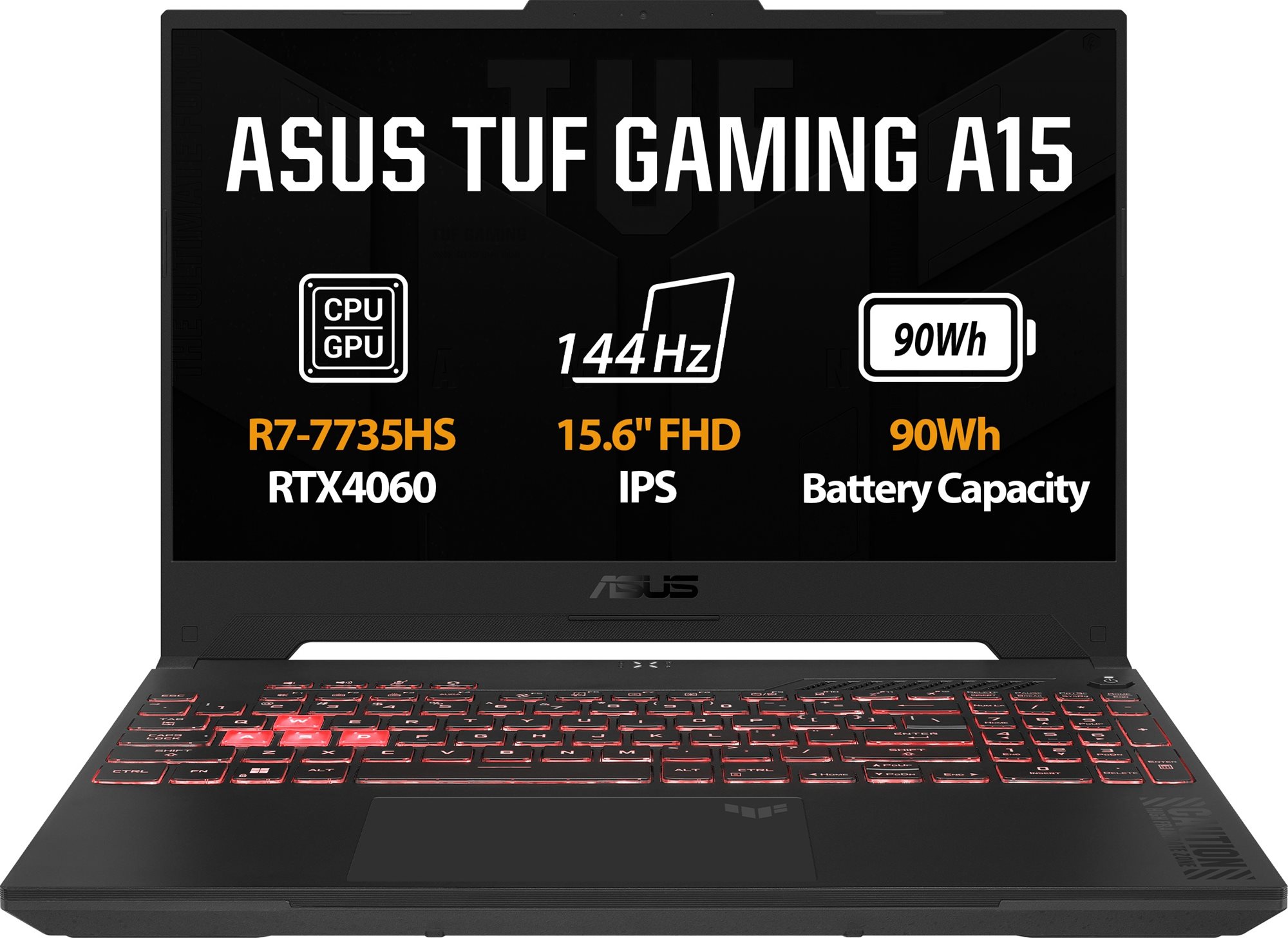 ASUS TUF Gaming A15 FA507NV-LP061W Jaeger Gray Herný notebook