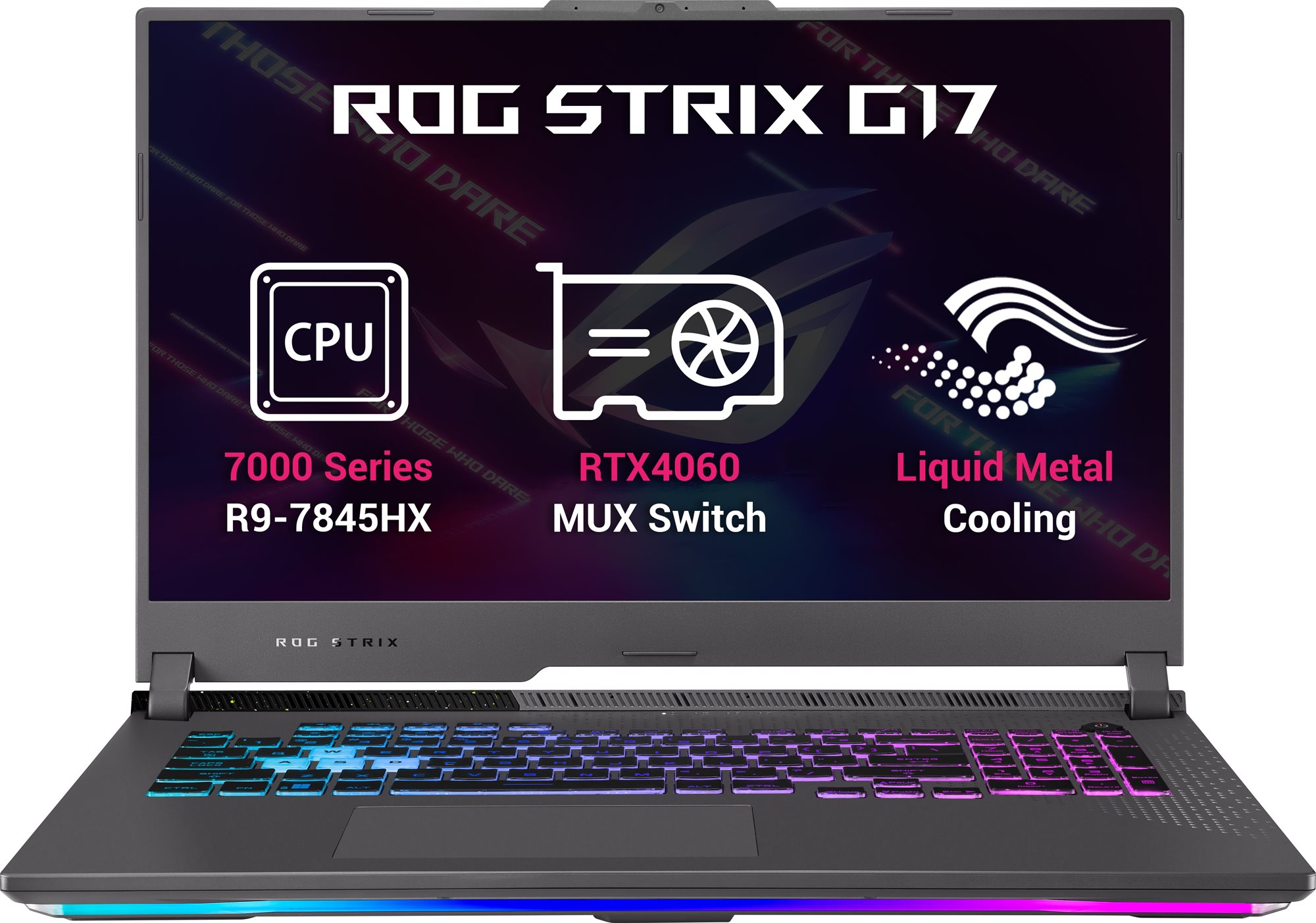 ASUS ROG Strix G17 G713PV-HX048 Eclipse Gray kovový Herný notebook