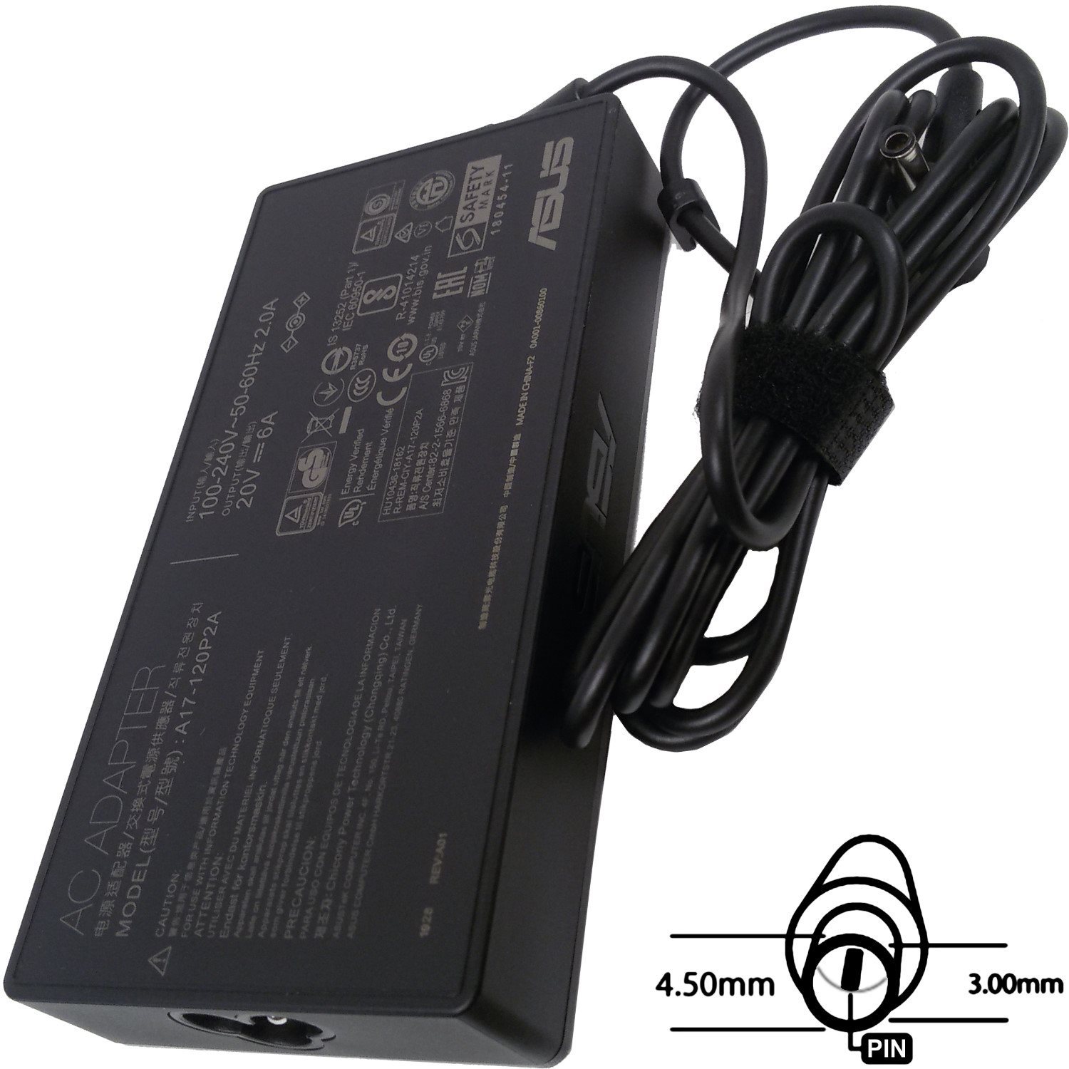 ASUS 120W 20V 3P (4.5PHI) für BX533FT, UX533FTC, UX534FT, UX563FD,...