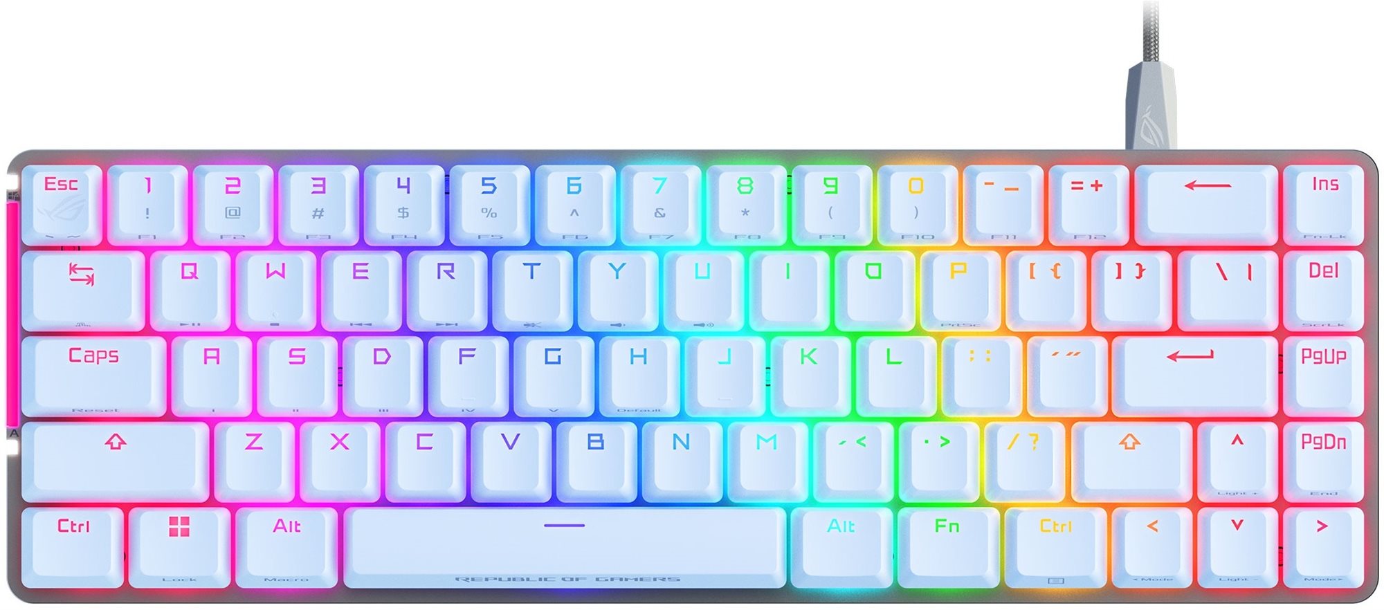 ASUS ROG FALCHION ACE Mondlicht Weiß (NX RED / PBT ) - US...