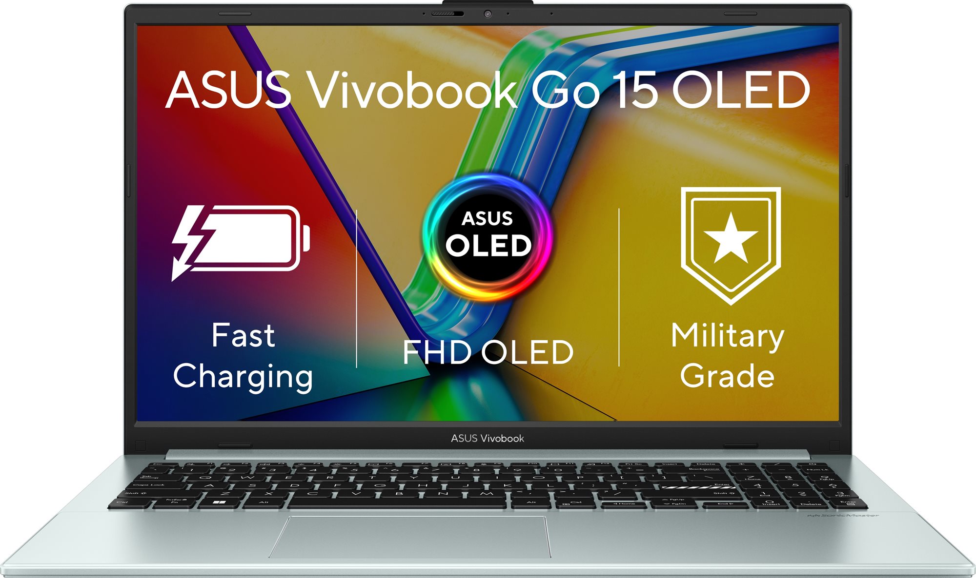 ASUS Vivobook Go 15 OLED E1504FA-OLED180W Green Grey Notebook