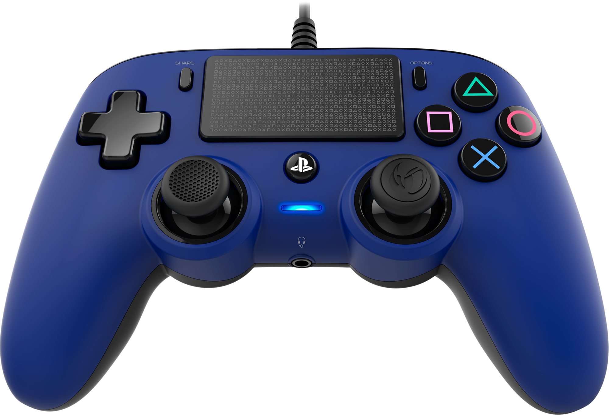 Nacon Wired Compact Controller PS4 - kék Kontroller