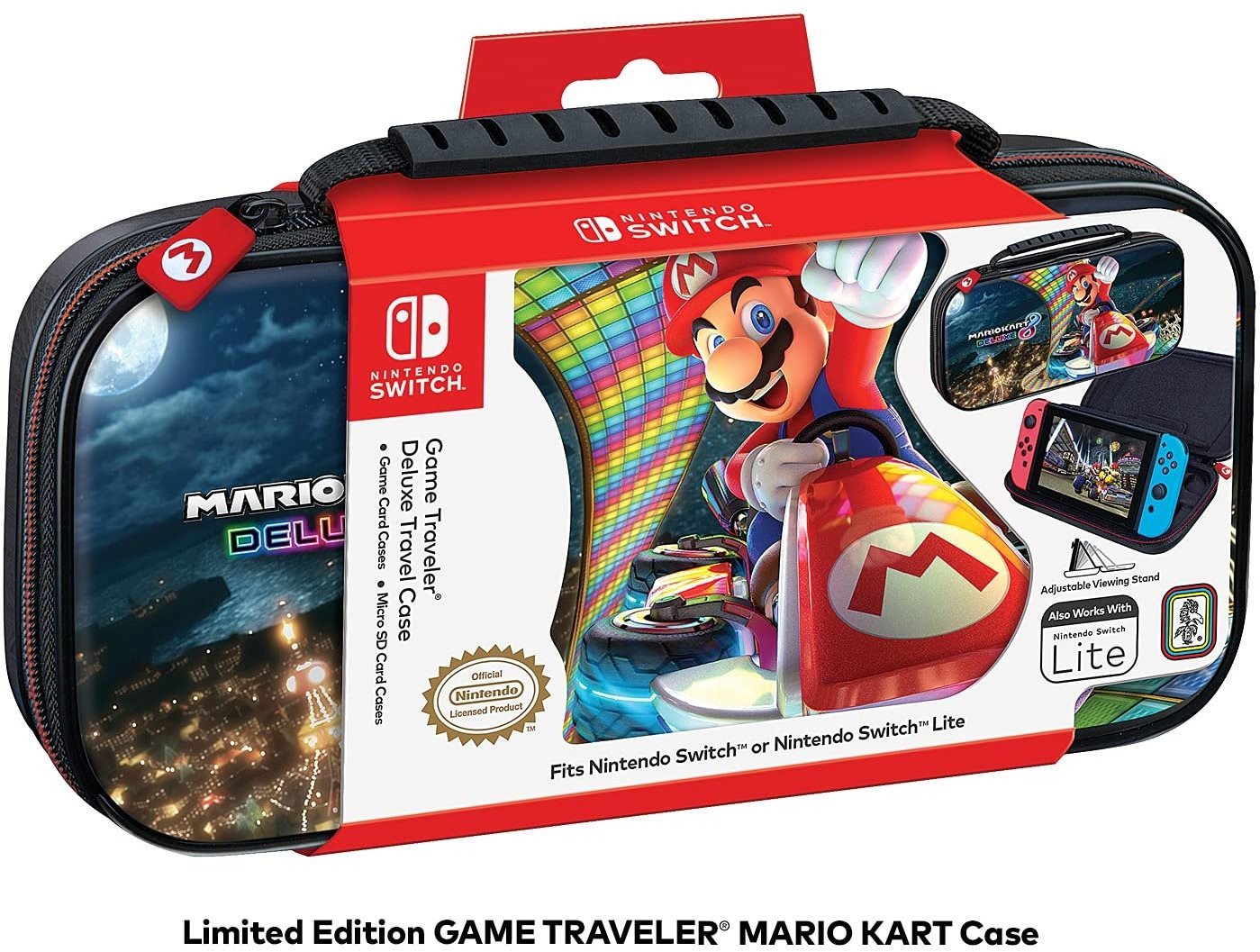 BigBen Official travel case Mario Kart blau - Nintendo Switch...