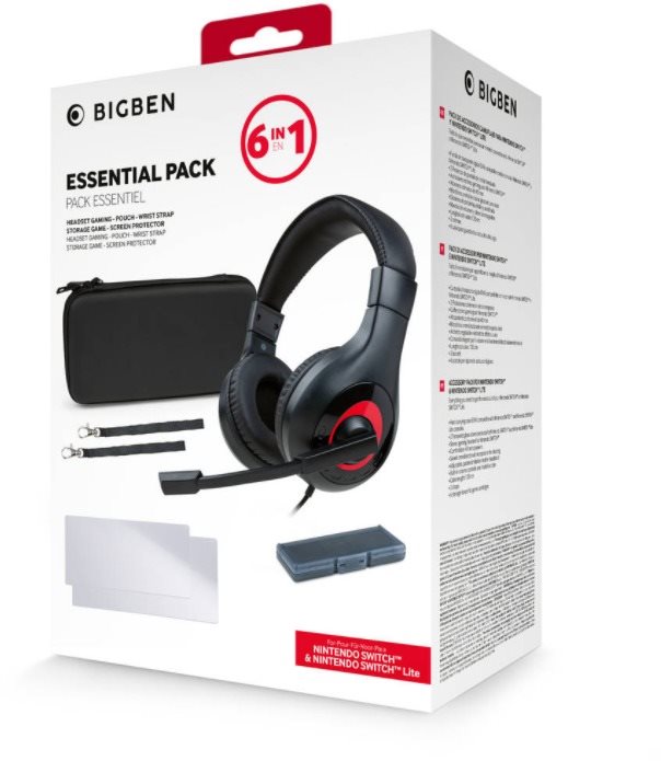 BigBen Essential Pack 6in1 - Nintendo Switch Accessoire pour manette