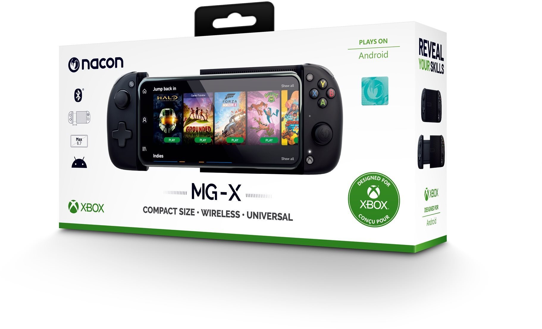 Nacon Mobile Compact Holder - Mobile Gaming Controller Gamepad