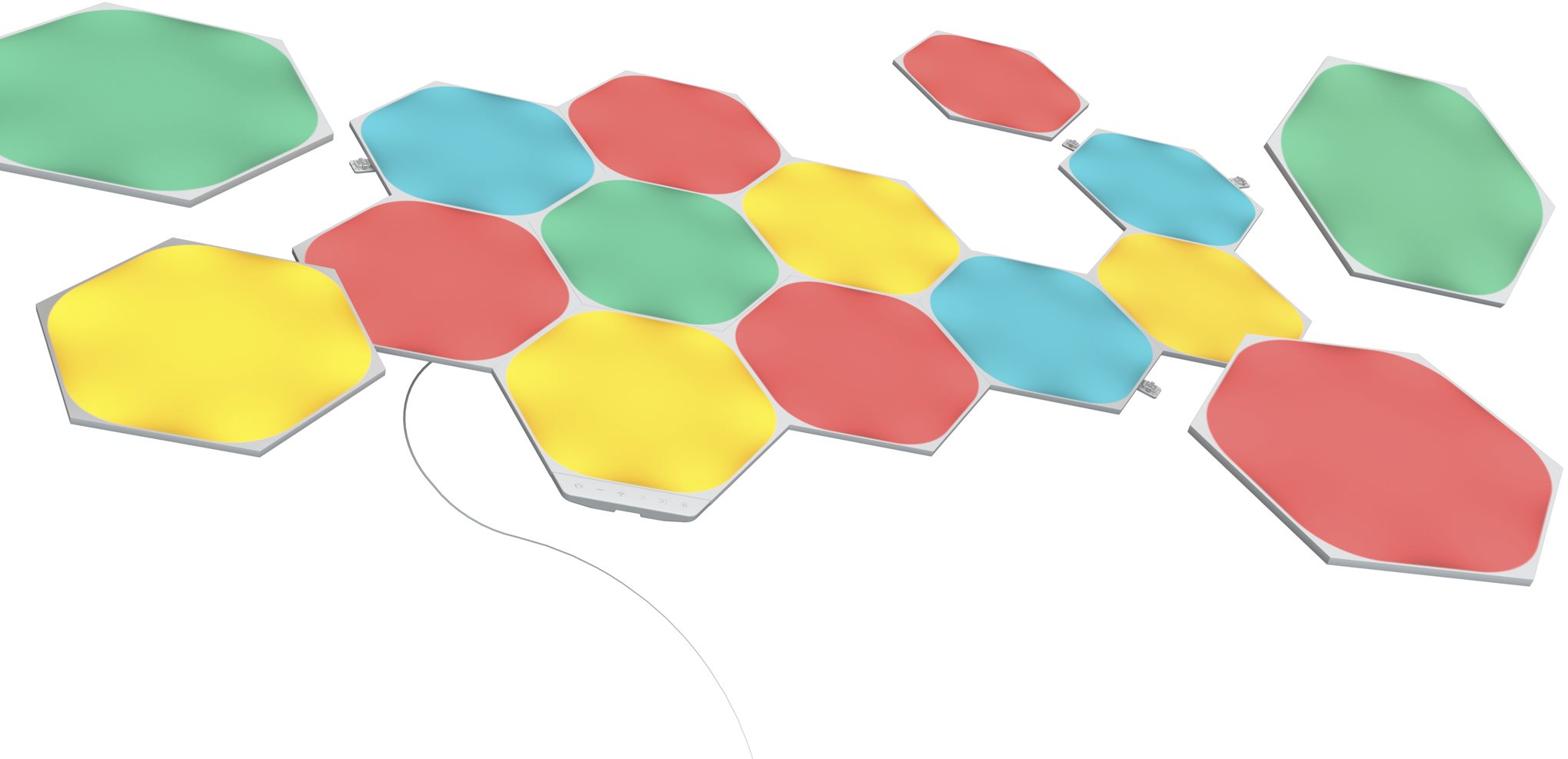 Nanoleaf Shapes Hexagons Starter Kit 15 Panels Modulares Licht