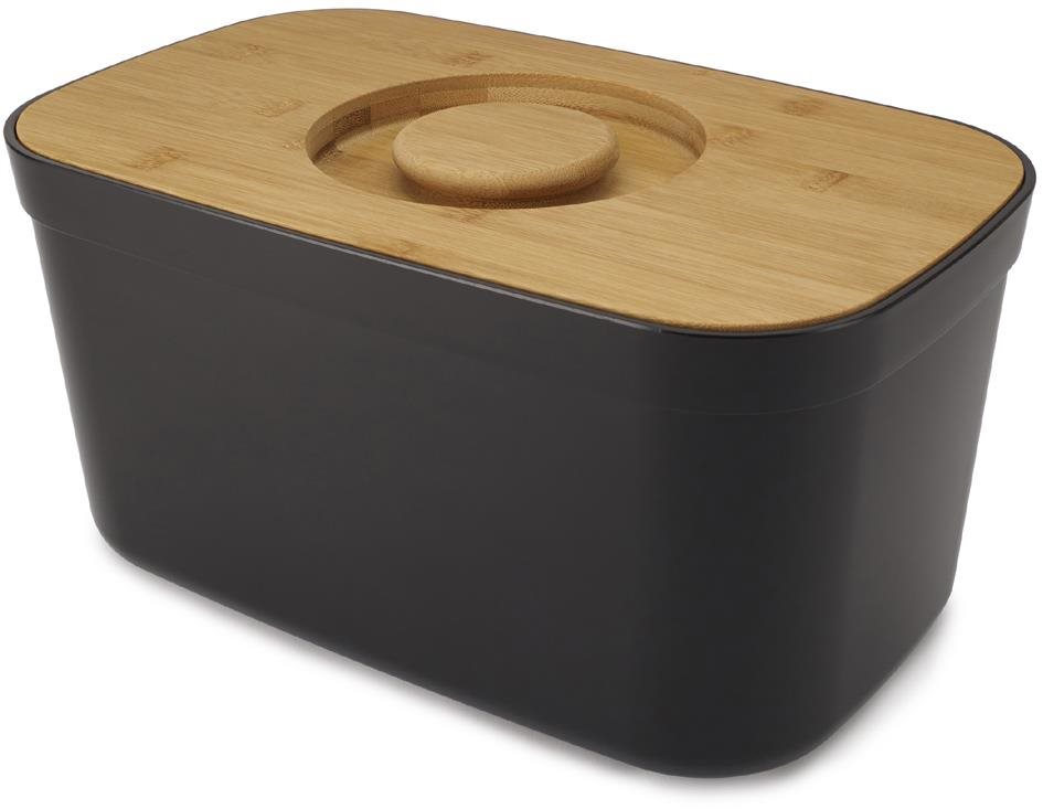 JOSEPH JOSEPH Chlebník Bread Bin 81103, čierny Chlebník