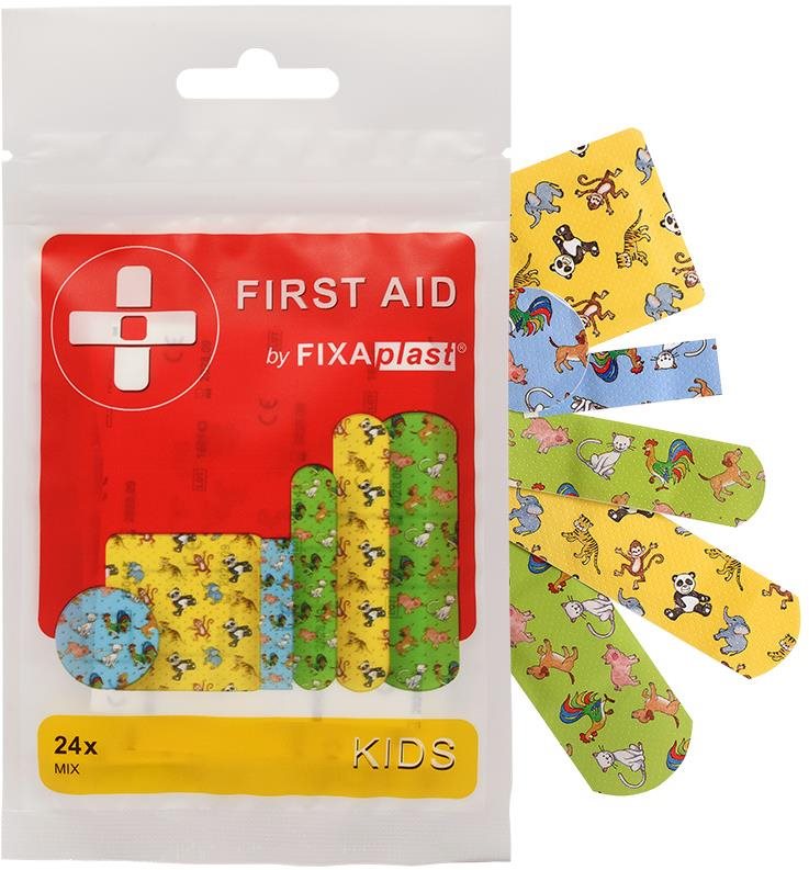 FIXPLAST First Aid Kids mix (24 ks) Náplasť
