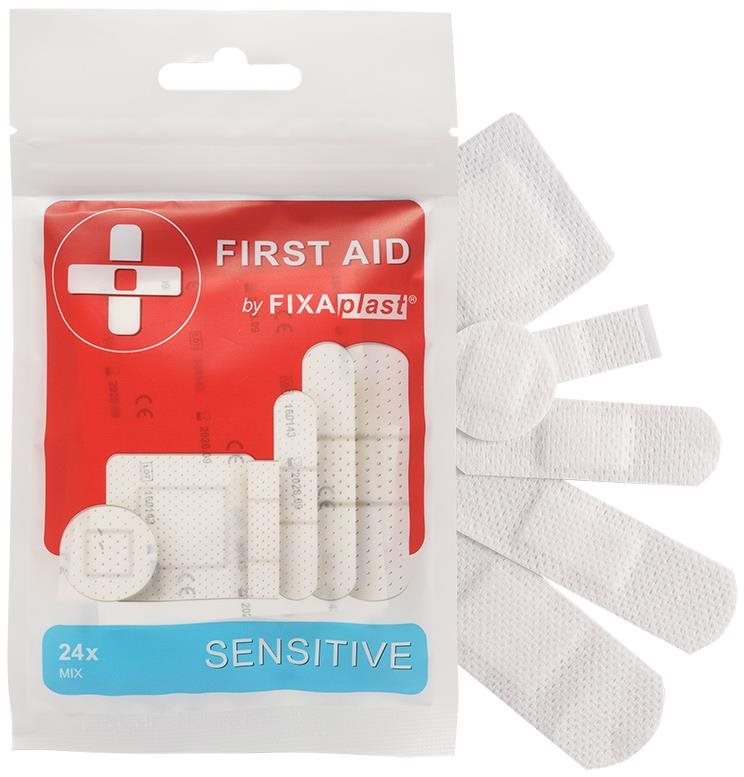 FIXPLAST First Aid Sensitive mix (24 ks) Náplasť
