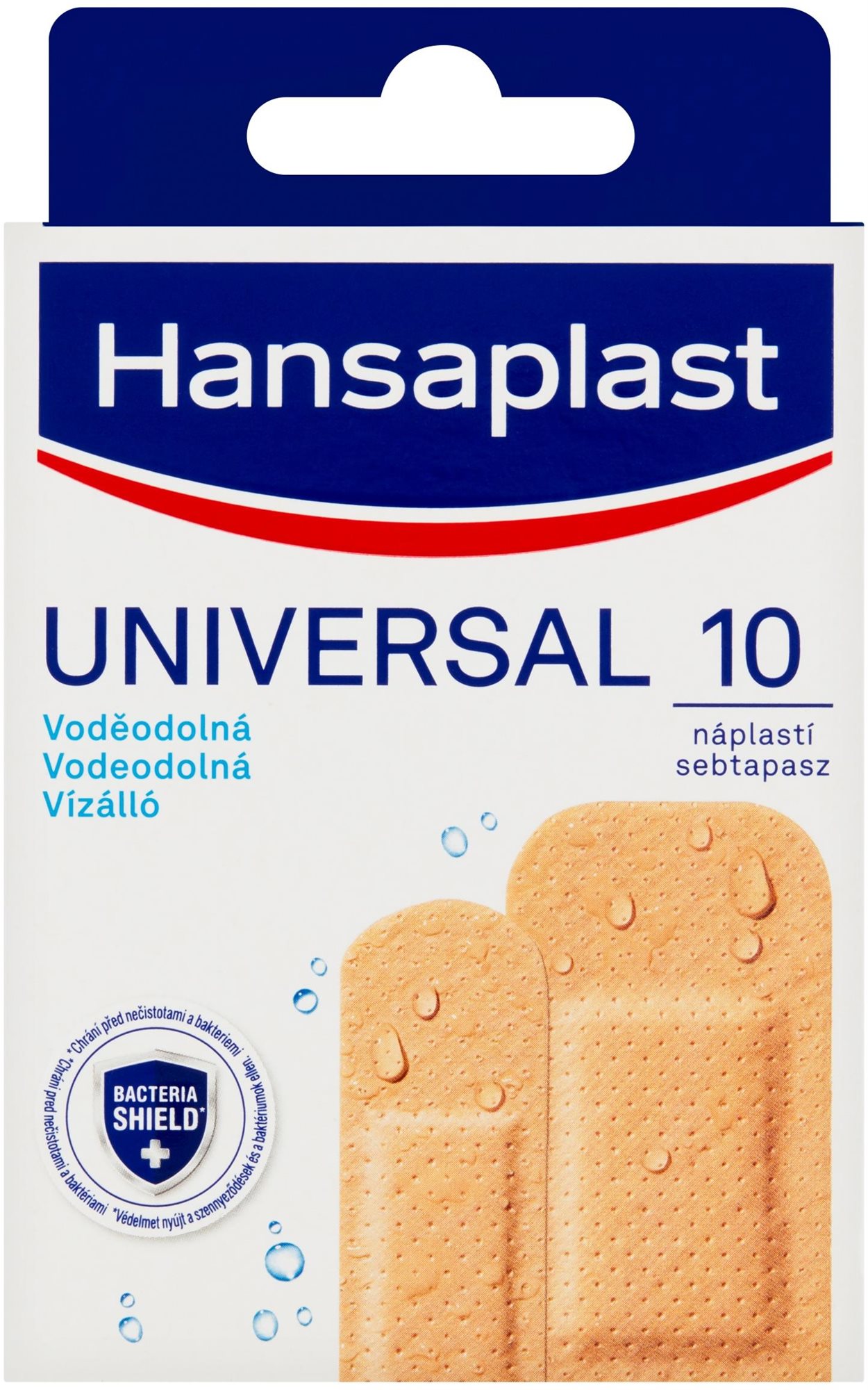 HANSAPLAST Universal voděodolná náplast (10 ks) Náplast