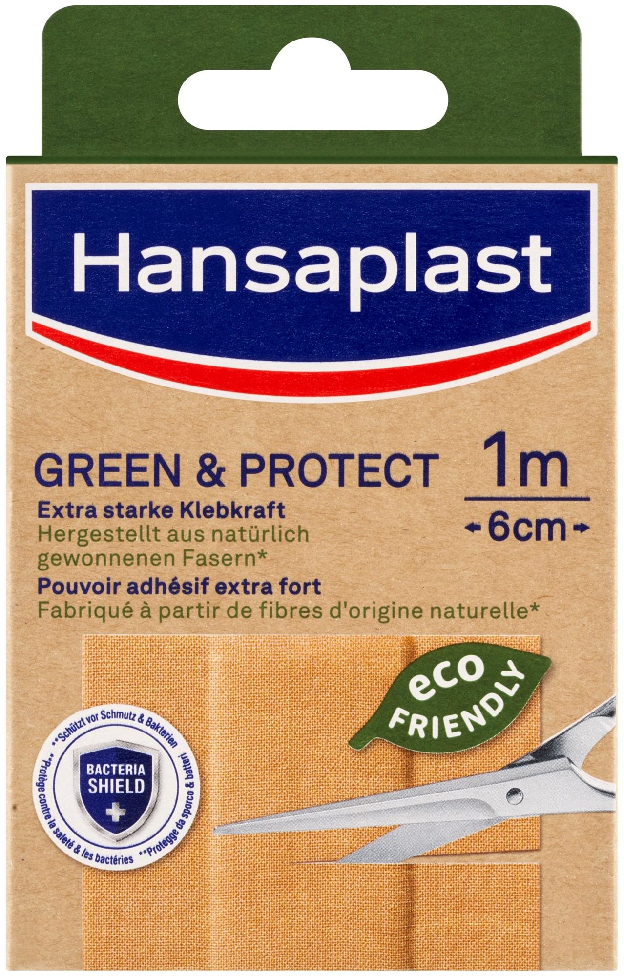 HANSAPLAST Green & Protect 1 m × 6 cm Náplasť