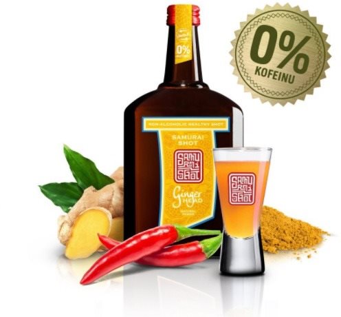 Samurai Shot Gingerhead nealko 0,5 l Energetický nápoj