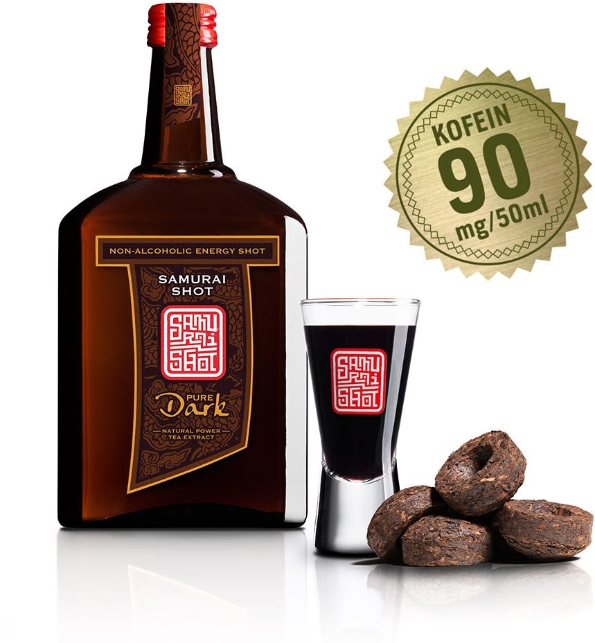 Samurai Shot Pure Dark nealko 0,5 l Energetický nápoj