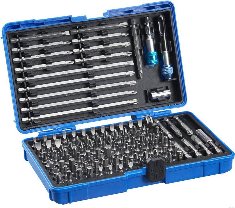 Narex Industrial-CrV 127-Bit Box, 127ks Bitfej készlet