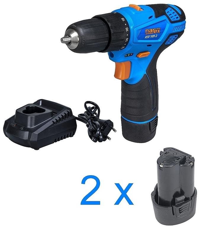 NAREX ASV 109-22, 10,8 V 2× 2 Ah, 65405641 Aku vŕtačka