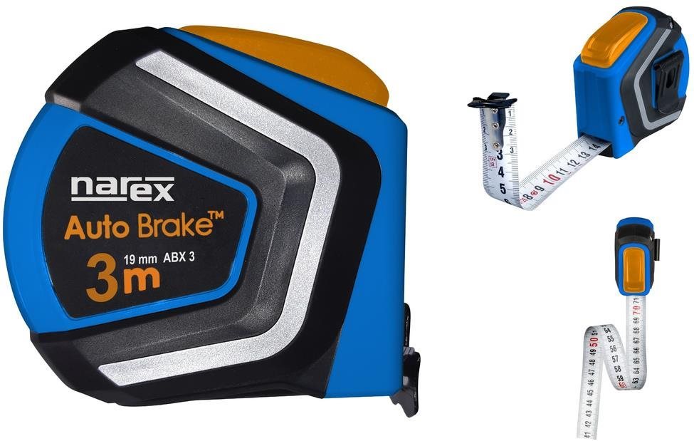 NAREX Zvinovací meter 3 m × 19 mm ERGO ABX 65405274 Zvinovací meter