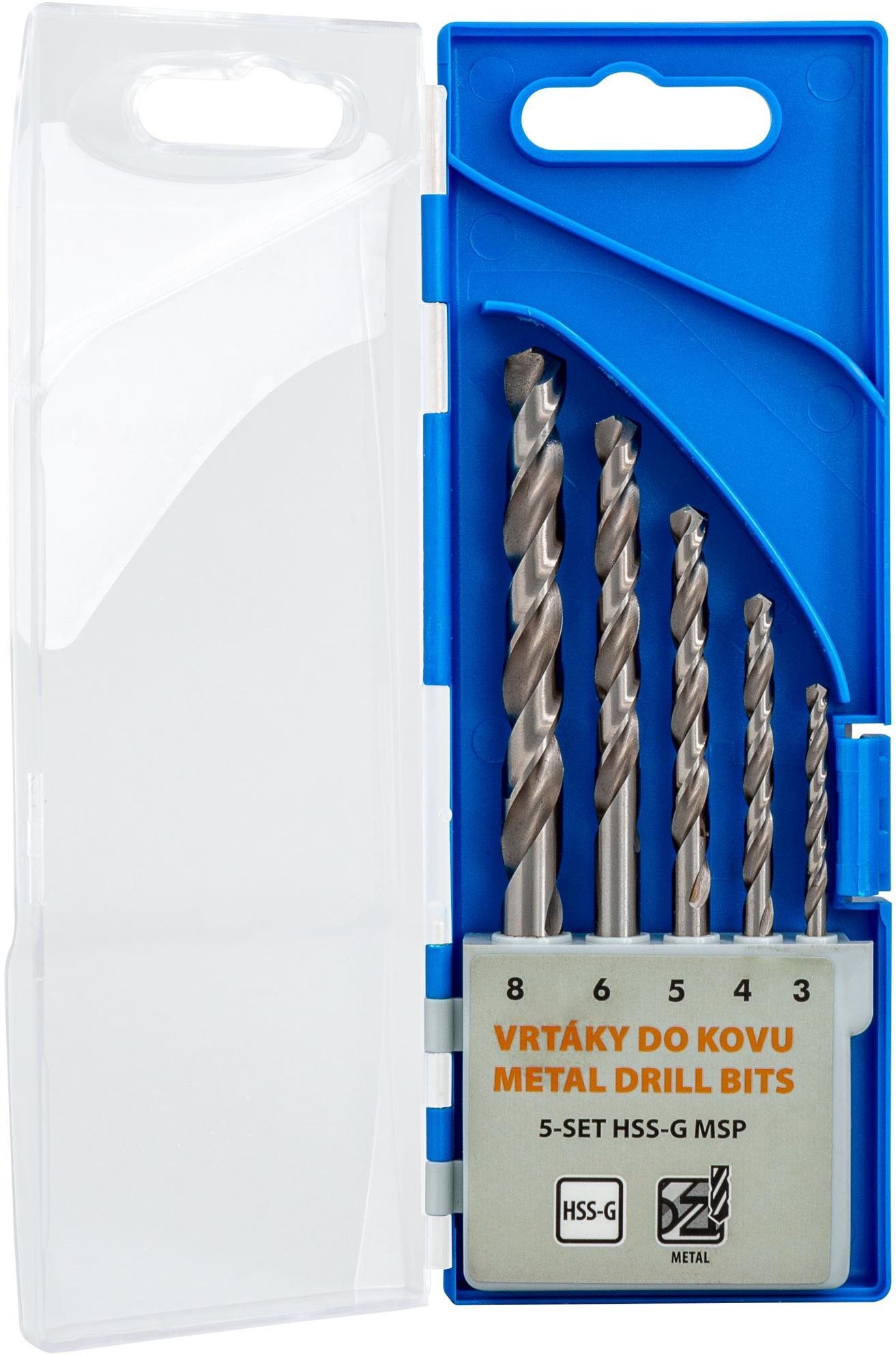 NAREX 65405599 Sada vrtákov do železa
