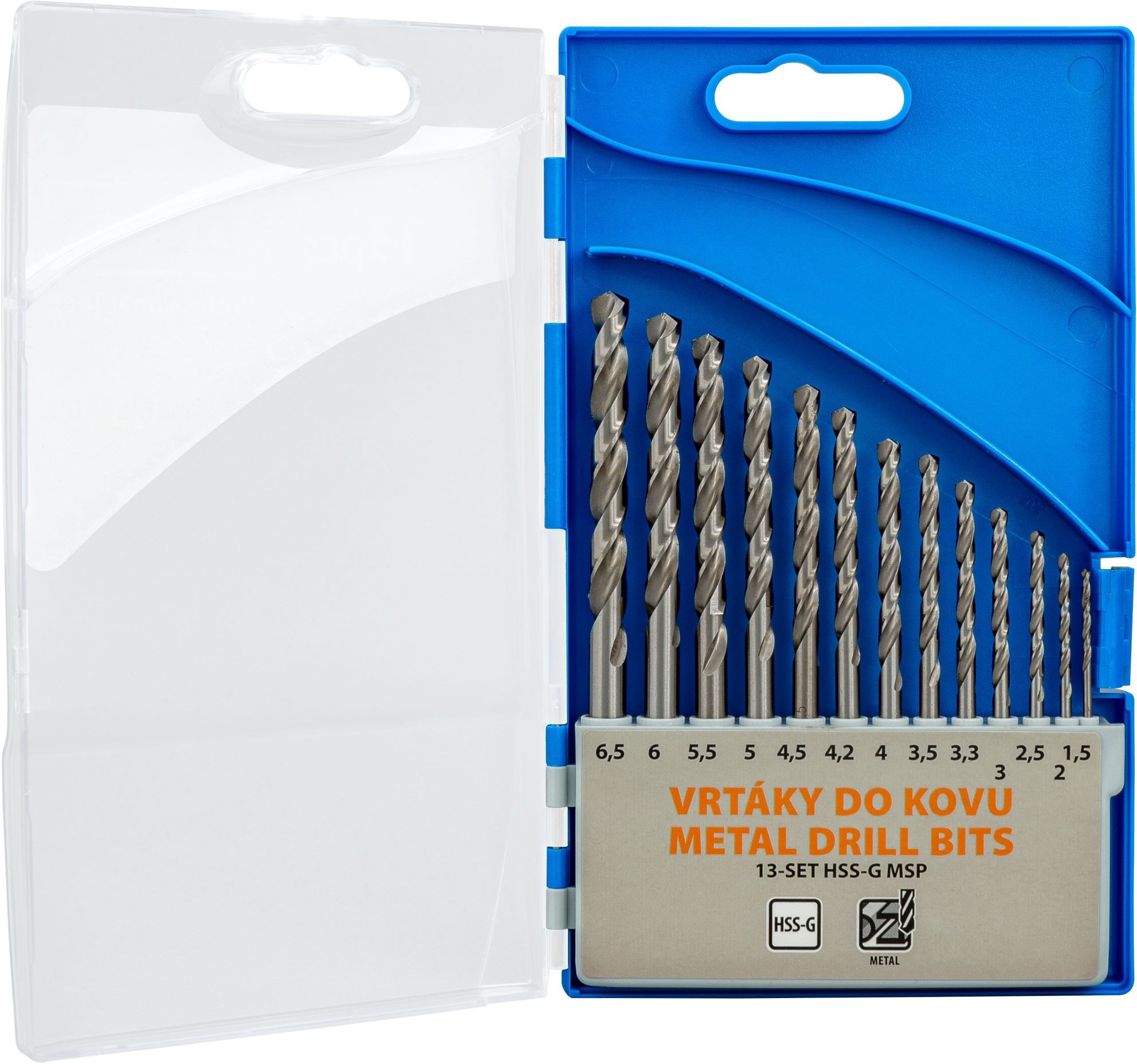 NAREX 65405601 Sada vrtákov do železa