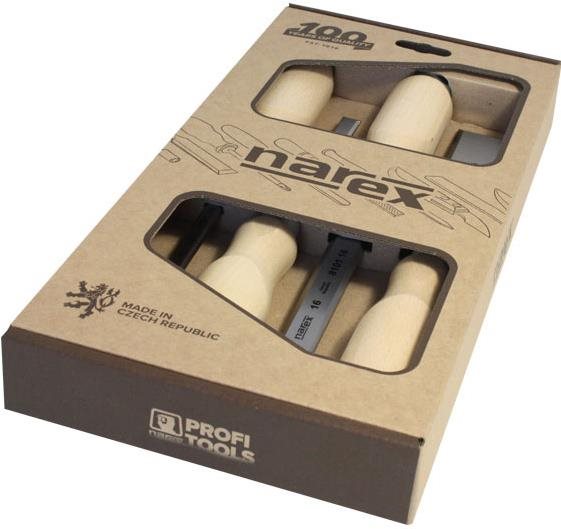 Narex lapos véső készlet 4 darab WOOD LINE PROFI 863110 Véső