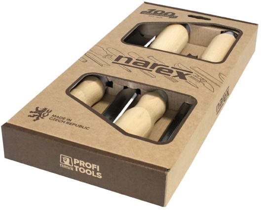 Narex WOOD LINE PROFI Homorú véső készlet, 4 db Véső