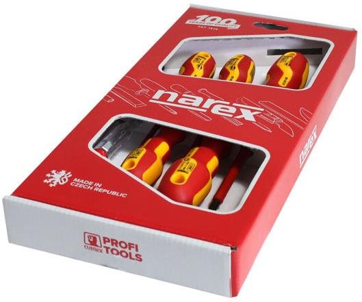 Narex Súprava skrutkovačov 5-dielna so skúšačkou S LINE ELEKTRO...