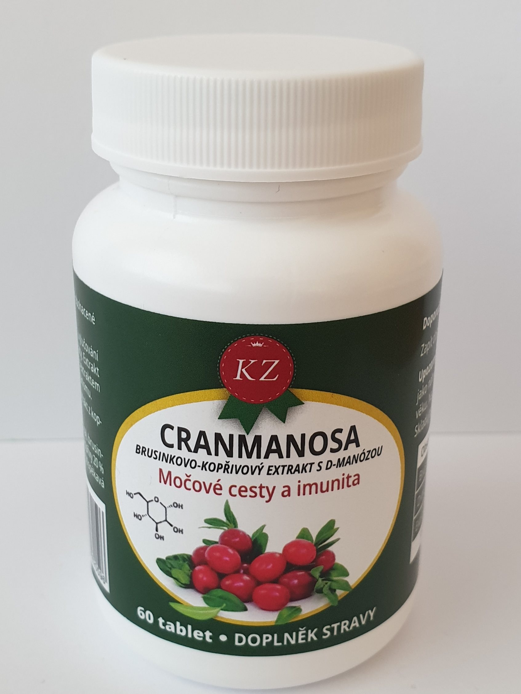 Cranmanosa močové cesty a imunita 60 tbl. D-manosa