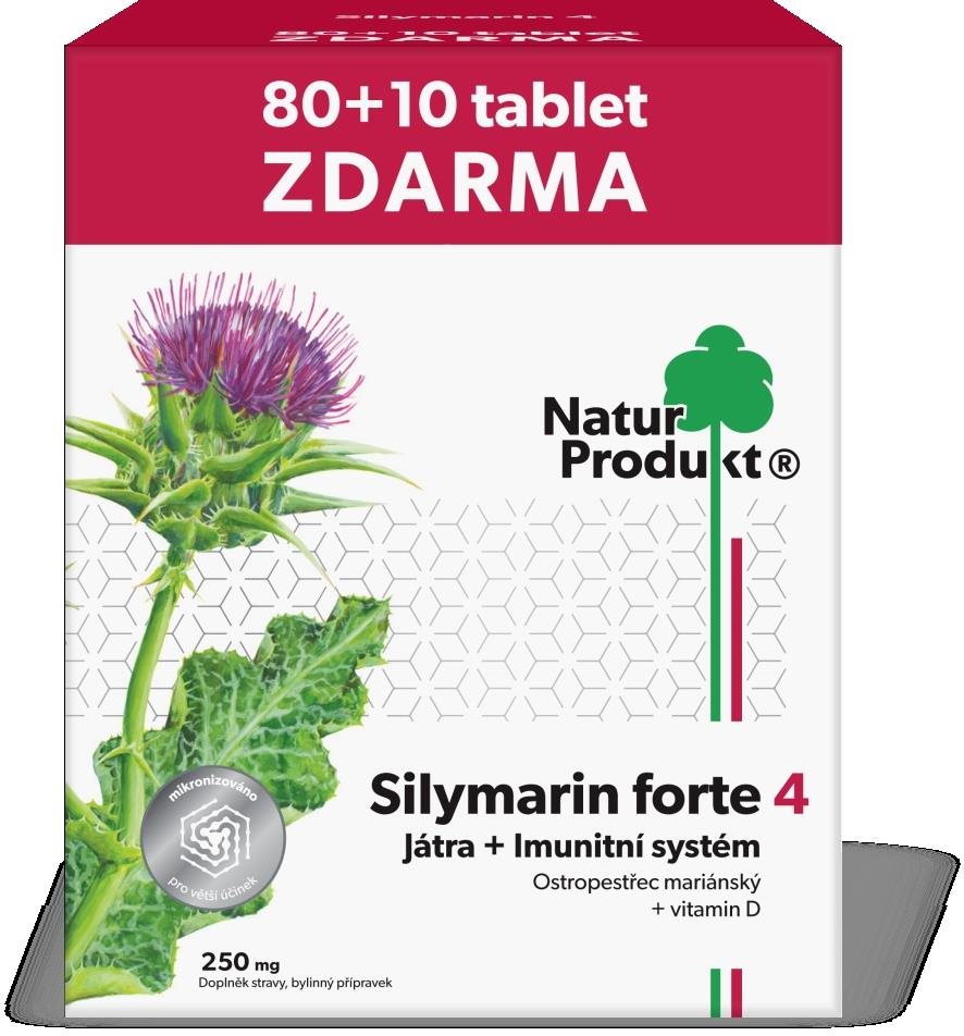 Silymarin 250 mg + vitamín D3 80 + 10 tabliet Doplnok stravy