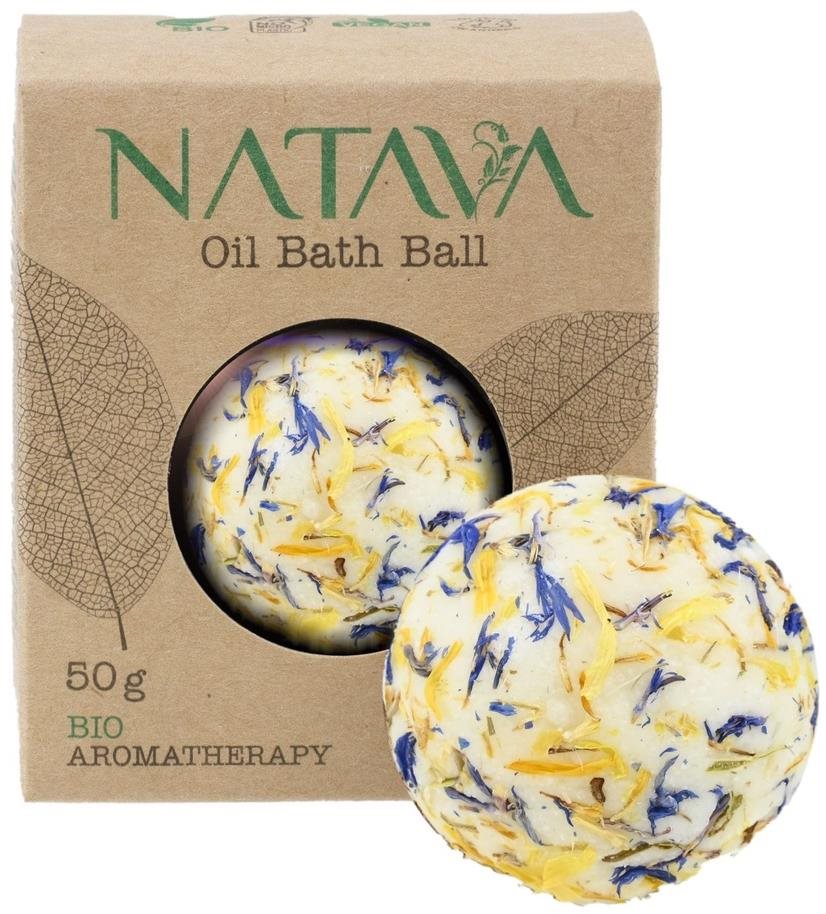 Natava olejová koule Luční kvítí 50 g Přísada do koupele