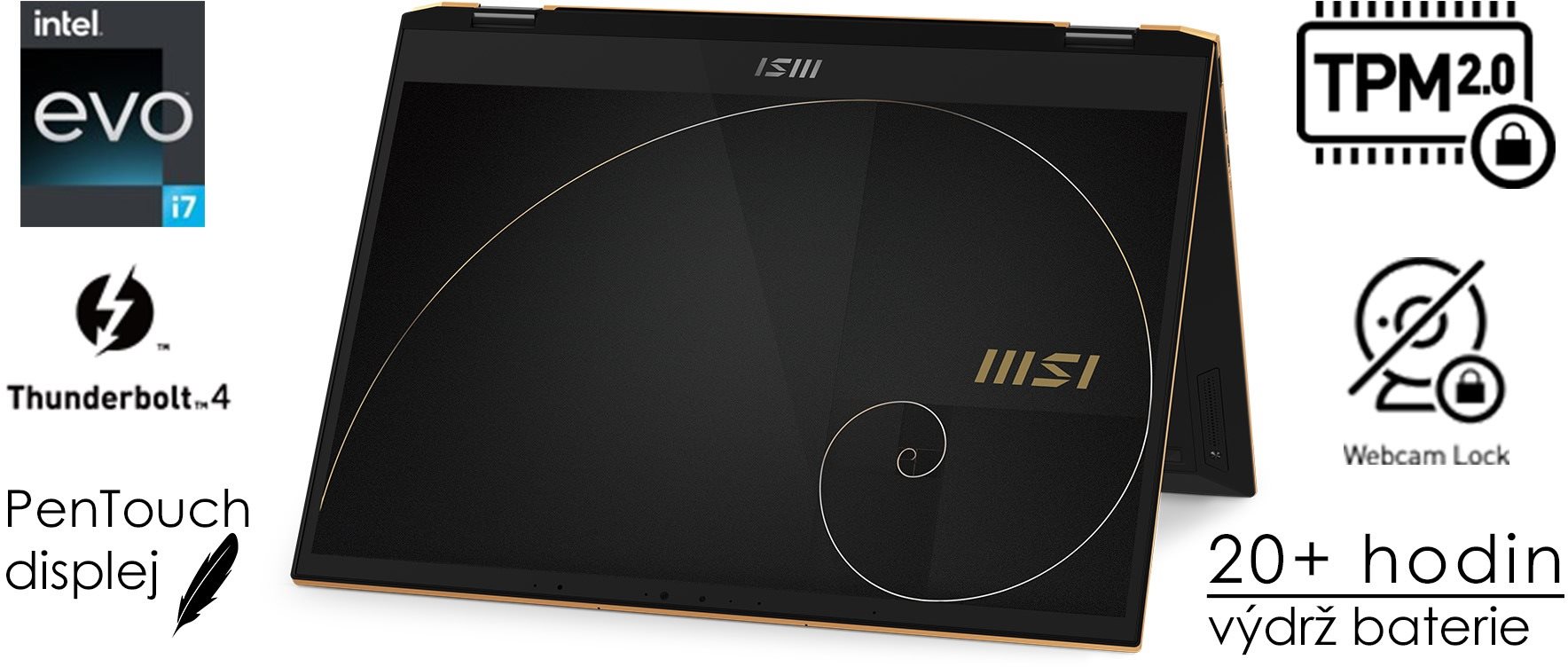 MSI Summit E13 Flip Evo A11MT-060CZ kovový Tablet PC
