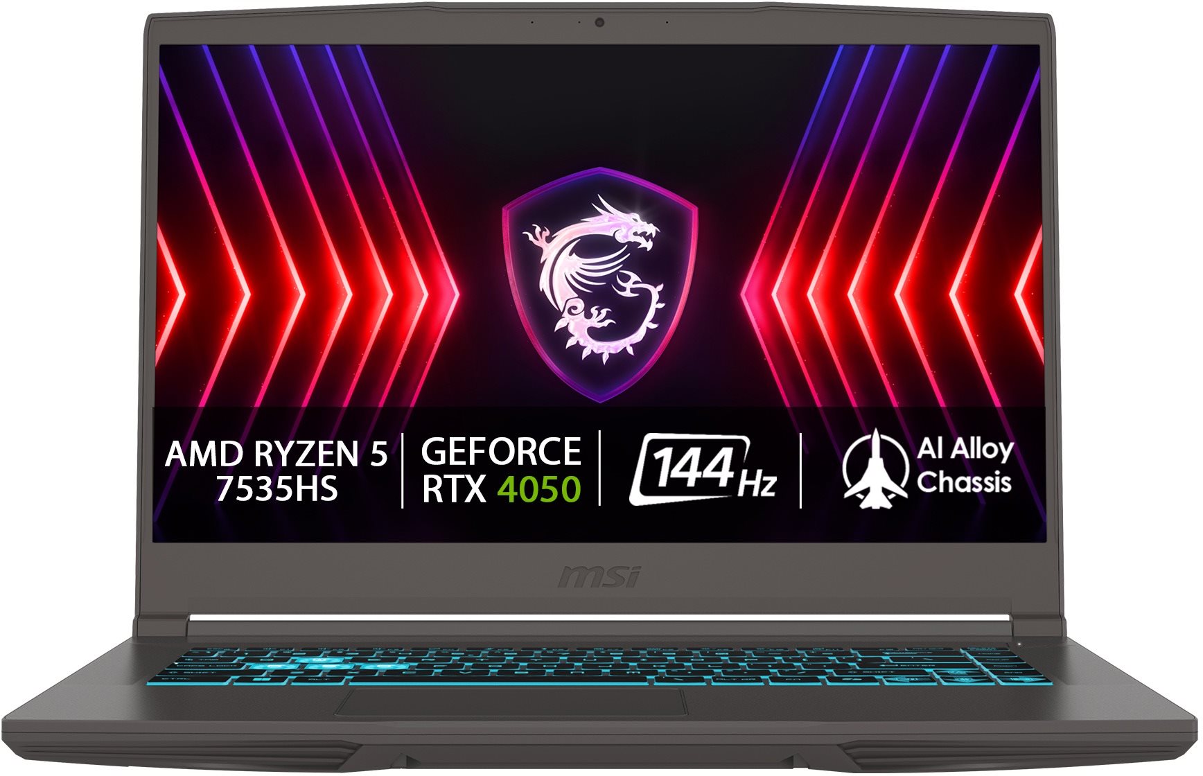 MSI Thin A15 B7VE-055XCZ kovový Herný notebook