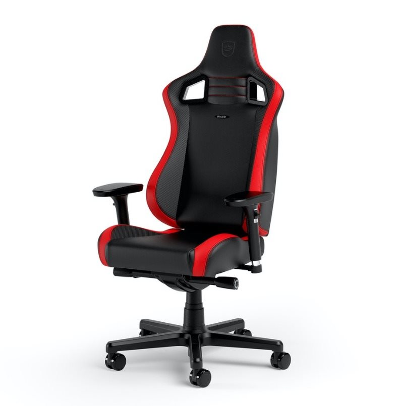 Noblechairs EPIC Compact Gaming Chair - schwarz/karbon/rot...