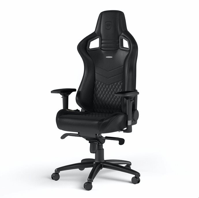 Noblechairs EPIC Genuine leather, čierna Herná stolička