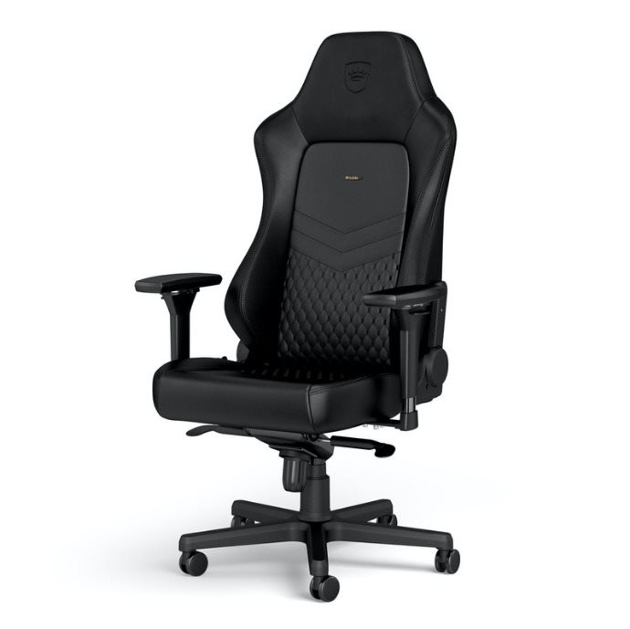 Noblechairs HERO Genuine leather, schwarz/schwarz Gaming-Stuhl