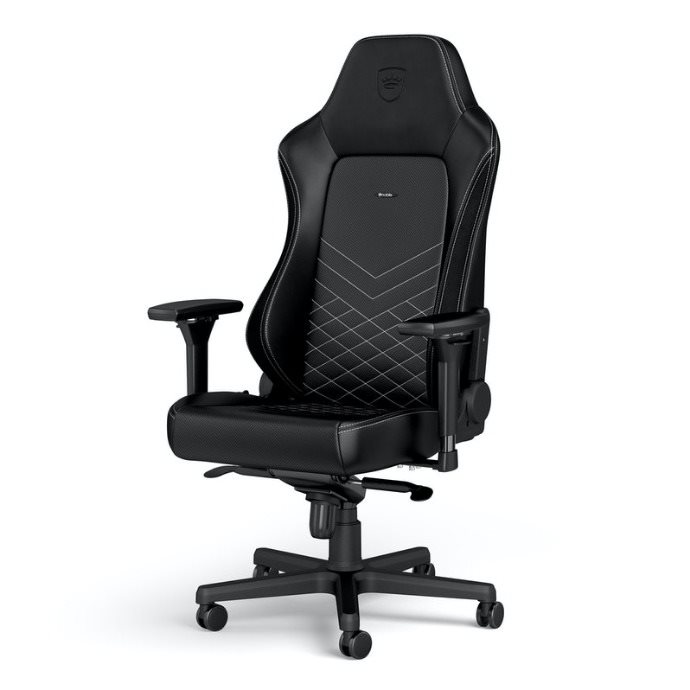 Noblechairs HERO, čierna/platinovo biela Herná stolička