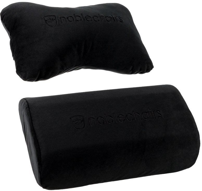 Noblechairs Cushion Set für EPIC/ICON/HERO Stühle, schwarz/schwarz...