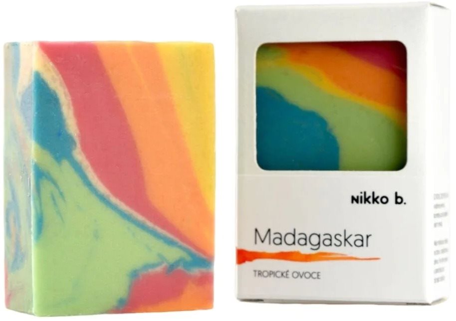 Madagaskar, české tělové mýdlo, 90g Tuhé mýdlo