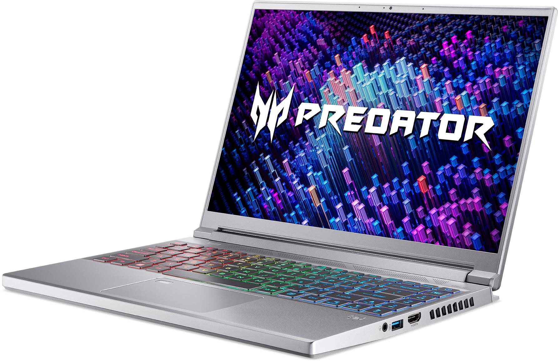 Acer Predator Triton 300 SE Sparkly Silver celokovový Herný notebook