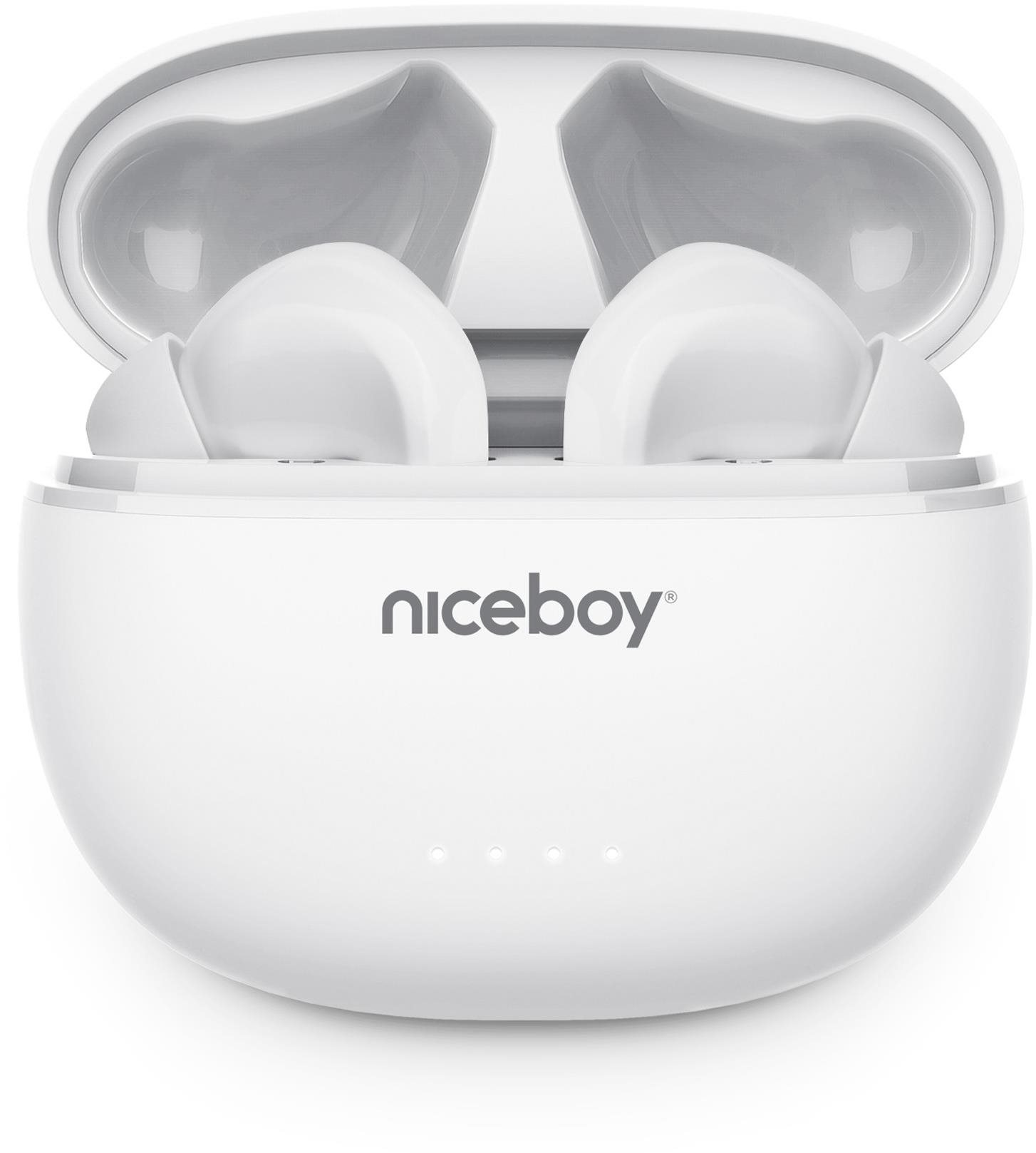 Niceboy HIVE Pins 3 ANC White Bezdrôtové slúchadlá