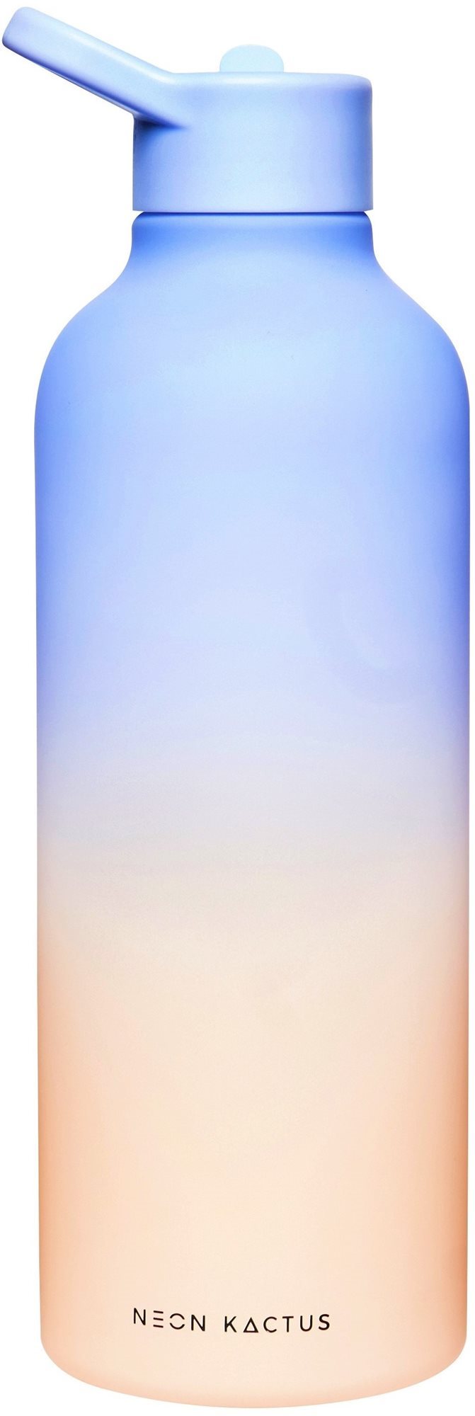 Neon Kactus Tritánová fľaša 1,3 l fialovo/oranžová Fľaša na vodu